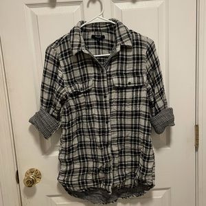 Black and Gray Flannel